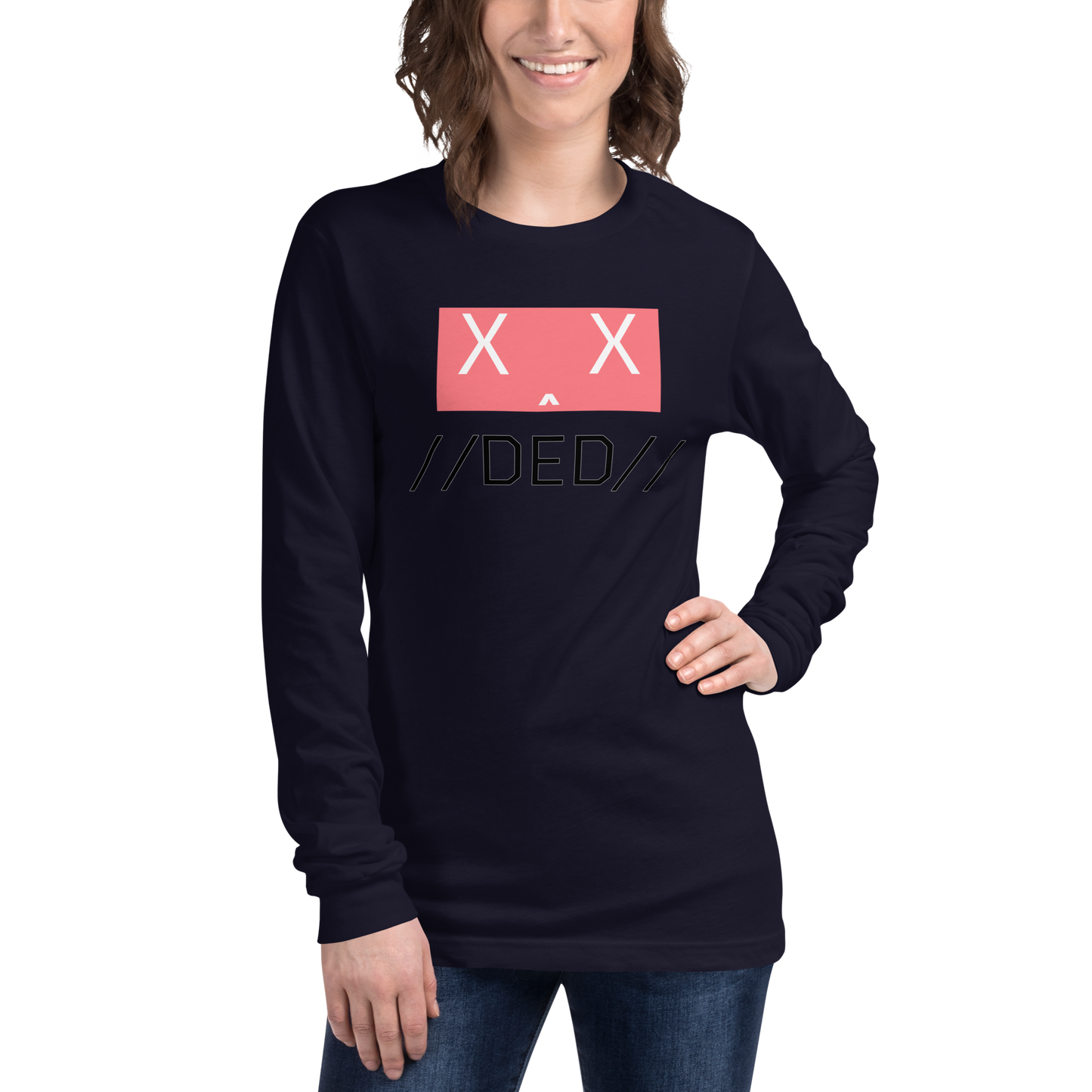//DED// (Pink Variant) Long Sleeve Tee